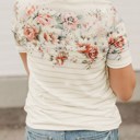  Spring Floral & Stripe Tee