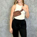 Brown Brown Crossbody Bag - water resistant 