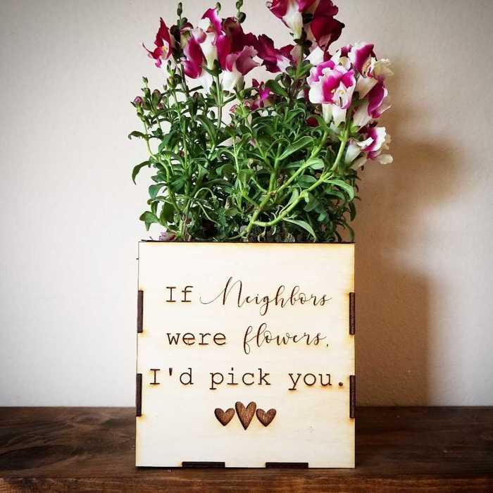 Personalized Flower Box