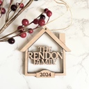  Custom Last Name Ornament