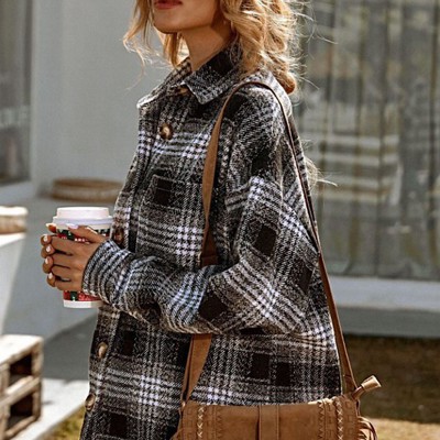 Plaid flannel button down