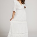  Lace Detailed Maxi Dress