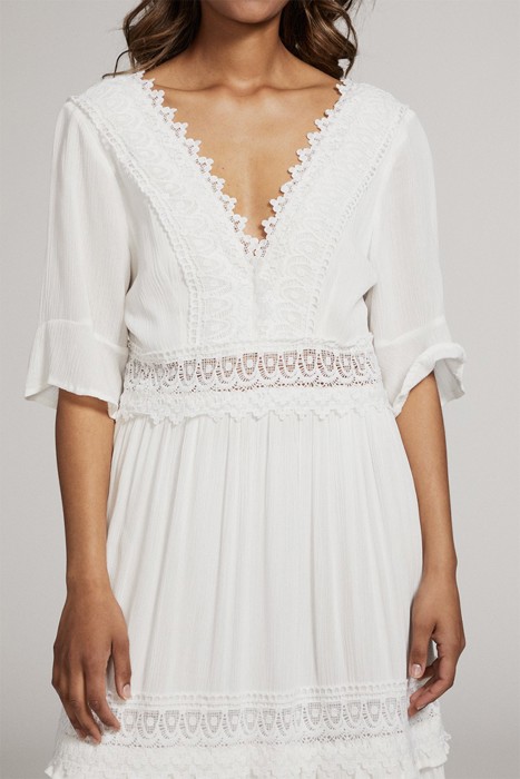 Lace Detailed Maxi Dress