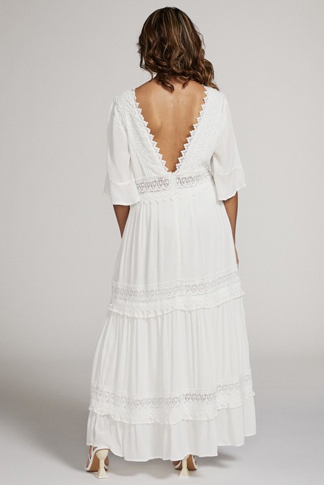 Lace Detailed Maxi Dress