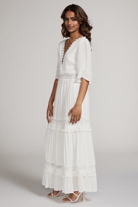 Lace Detailed Maxi Dress