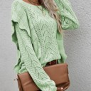  Knitted pullover sweater top