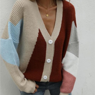 Color Block Cardigan