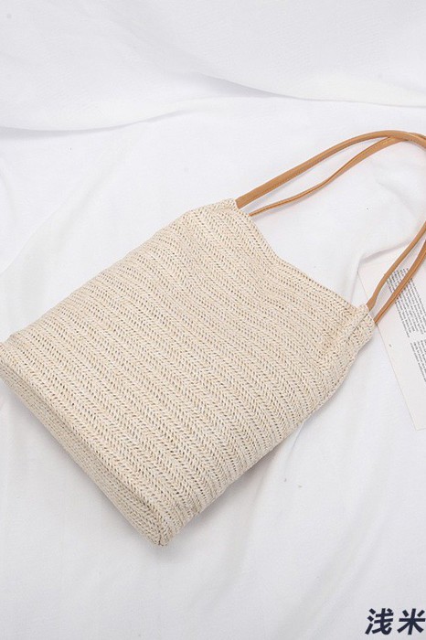 Miss Sparkling Woven Tote Shoulder Bag