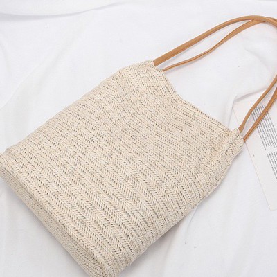 Miss Sparkling Woven Tote Shoulder Bag