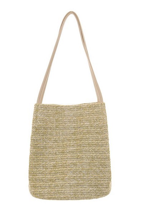 Miss Sparkling Woven Tote Shoulder Bag