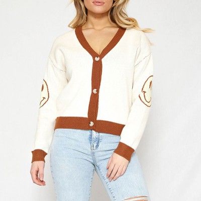 Smiley Face Cardigan