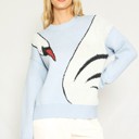  Swan Knit Sweater