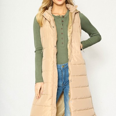 Long Puffer Vest