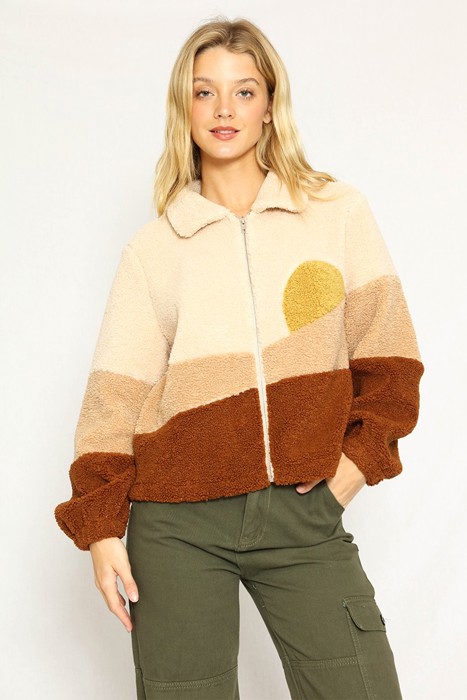 Sunset Teddy Jacket