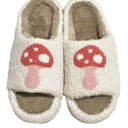 Size 5 MUSHROOM Cozy Open-Toe Novelty Slippers for Women – 7 Fun Styles