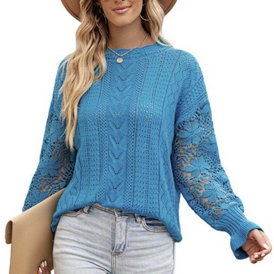 Lacey long sleeve top