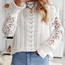 Small White Lacey long sleeve top