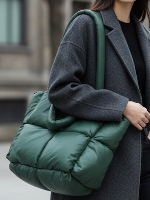 Puffer handbag