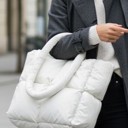 White Puffer handbag