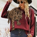 Small Red Tiger sweater