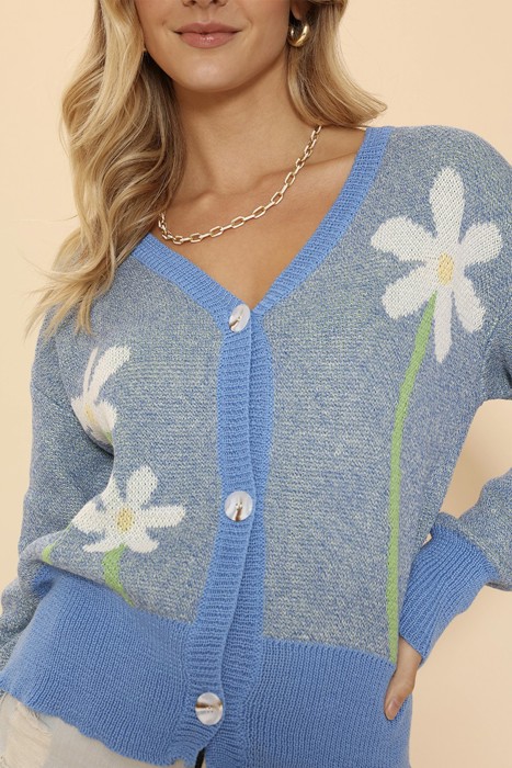 Flower cardigan