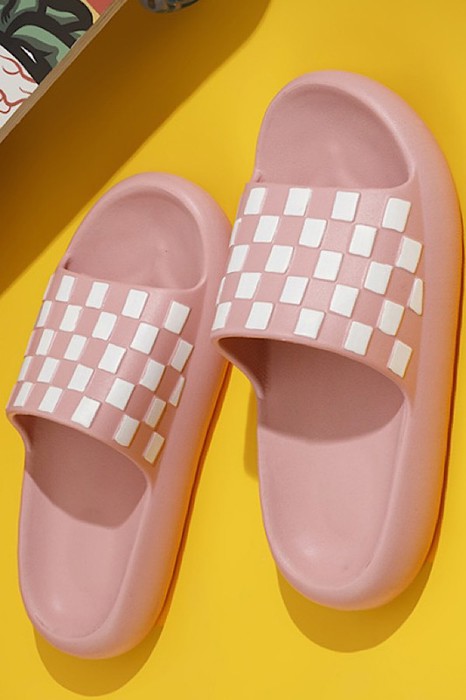 Miss Sparkling Checkered slides
