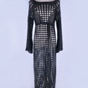  Miss Sparkling Crotchet Maxi Cover Up