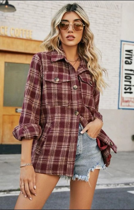Button down flannel
