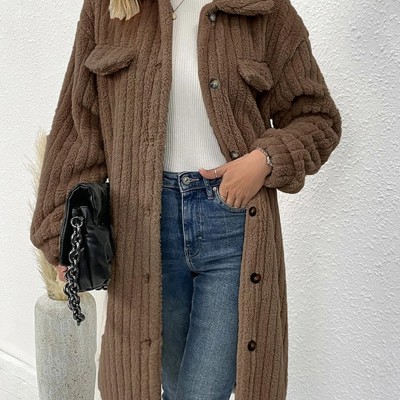 Long sherpa coat