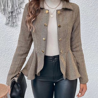 Peplum blazer