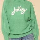  Turtle neck holiday sweater