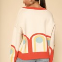  Retro arch cardigan