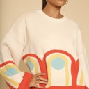  Retro arch sweater