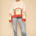  Retro arch sweater