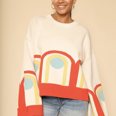 Retro arch sweater