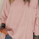  Ribbed oversized top