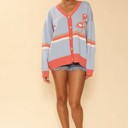  Retro mushroom cardigan