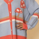  Retro mushroom cardigan