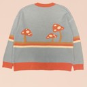  Retro mushroom cardigan