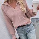  Knit V-Neck sweater