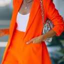  Two piece blazer and shorts set