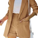 Small Brown Two piece blazer and shorts set