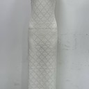 White Small Miss Sparkling Diamond maxi cover up