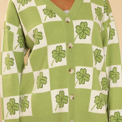 Shamrock cardigan