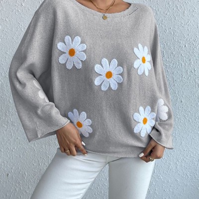 Sweet floral sweater