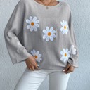  Sweet floral sweater