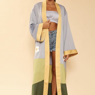 Flower field kimono