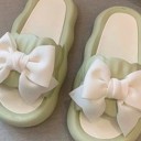 Sage  S Miss Sparkling Cute Bow Slides