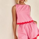 Small Pink 2-pc Shorts Set