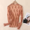  Long Sleeve Mesh Top 